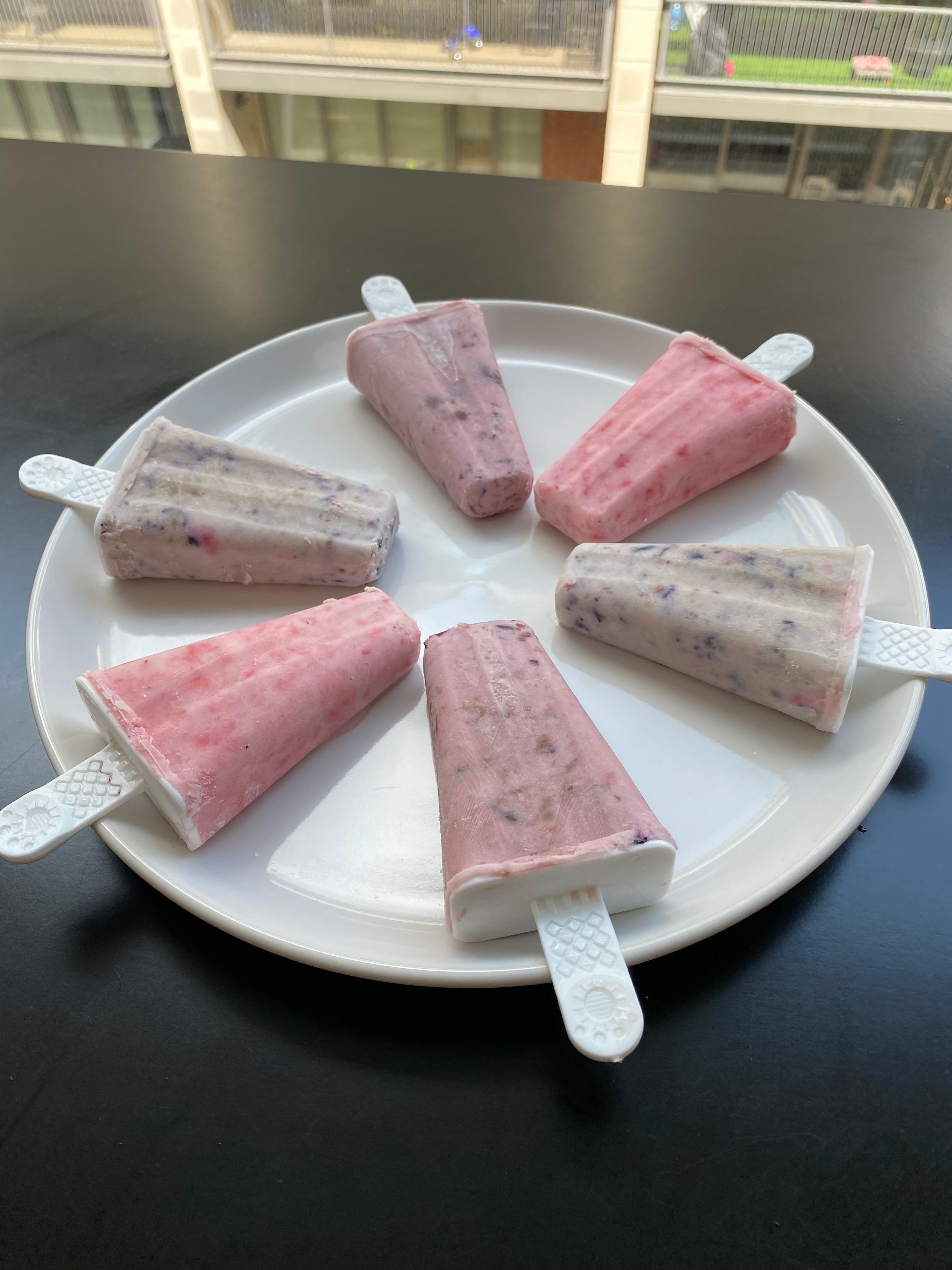 Berry Yogurt Lollies